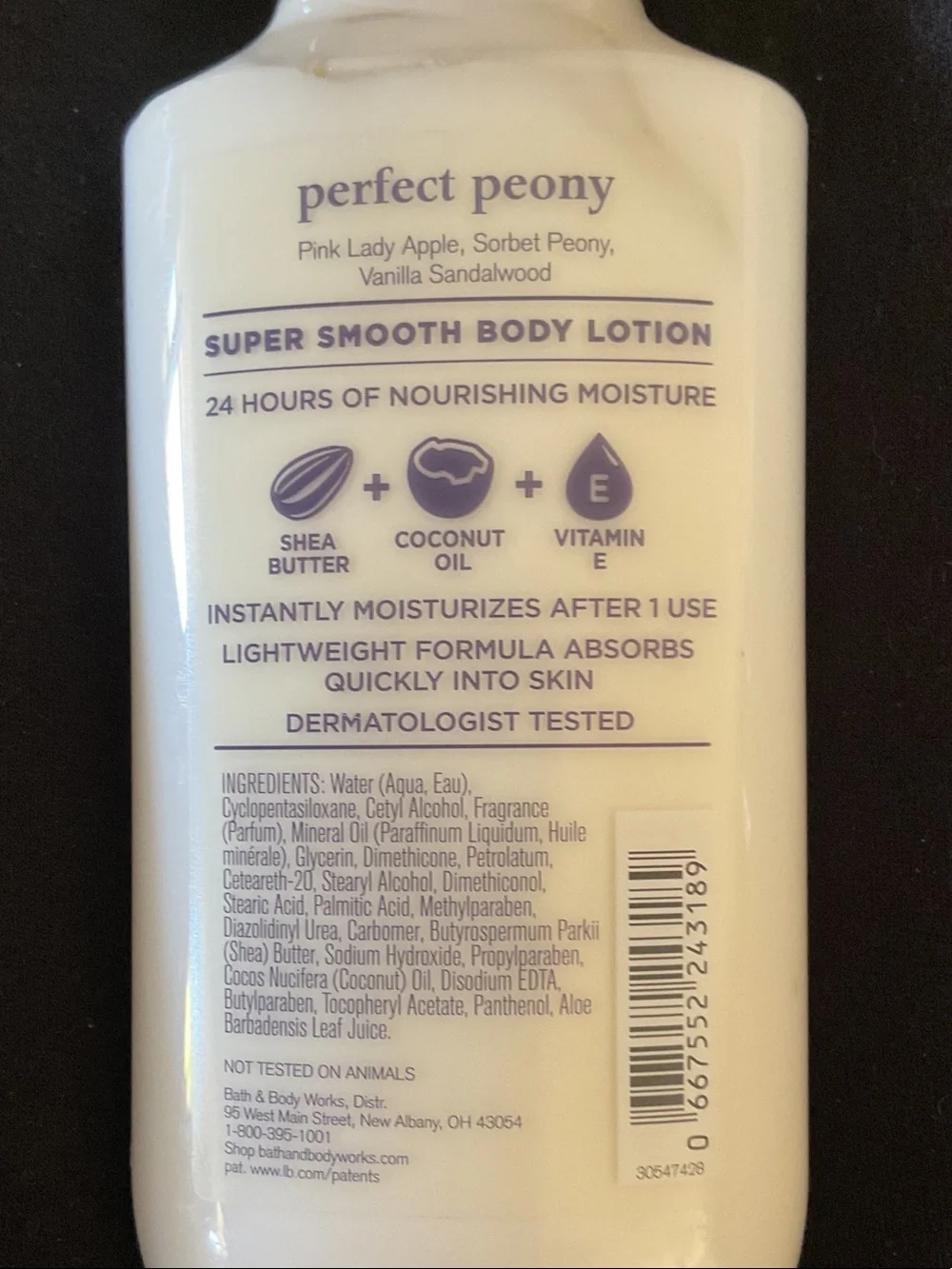 Bath & Body Works Perfect Peony Body Lotion - BNWT